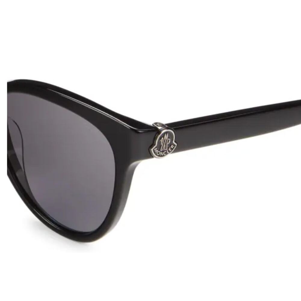 Moncler 55MM Cat Eye Sunglasses Black - Picture 3 of 12